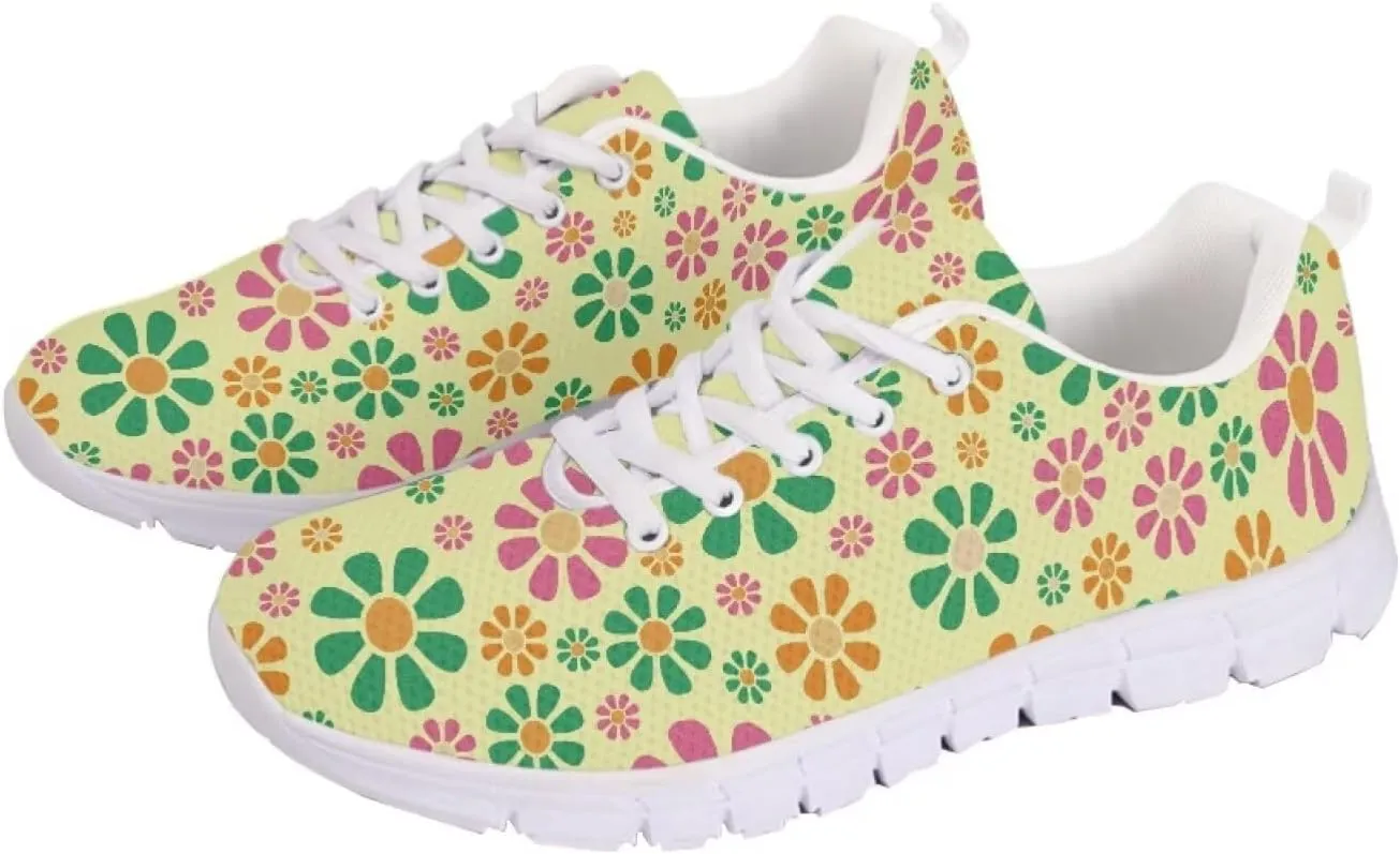 Modysero Shoes for Women Tennis Shoes Daily Breathable Shoes Casual Funky Lightweight Sneaker for Summer Spring Fall