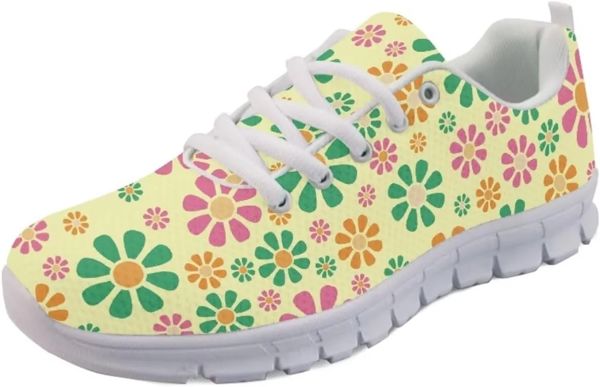 Modysero Shoes for Women Tennis Shoes Daily Breathable Shoes Casual Funky Lightweight Sneaker for Summer Spring Fall