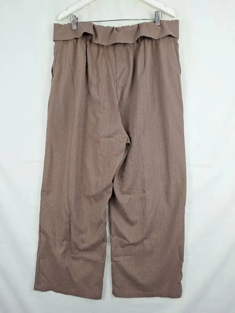 Motto Relaxed Soft Chocolate Pants Size 18