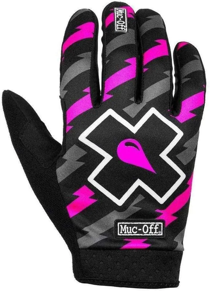 Muc Off Camo MTB Gloves, Premium, Handmade Slip-On Gloves for Bike Riding - Breathable, Touch-Screen Compatible Material