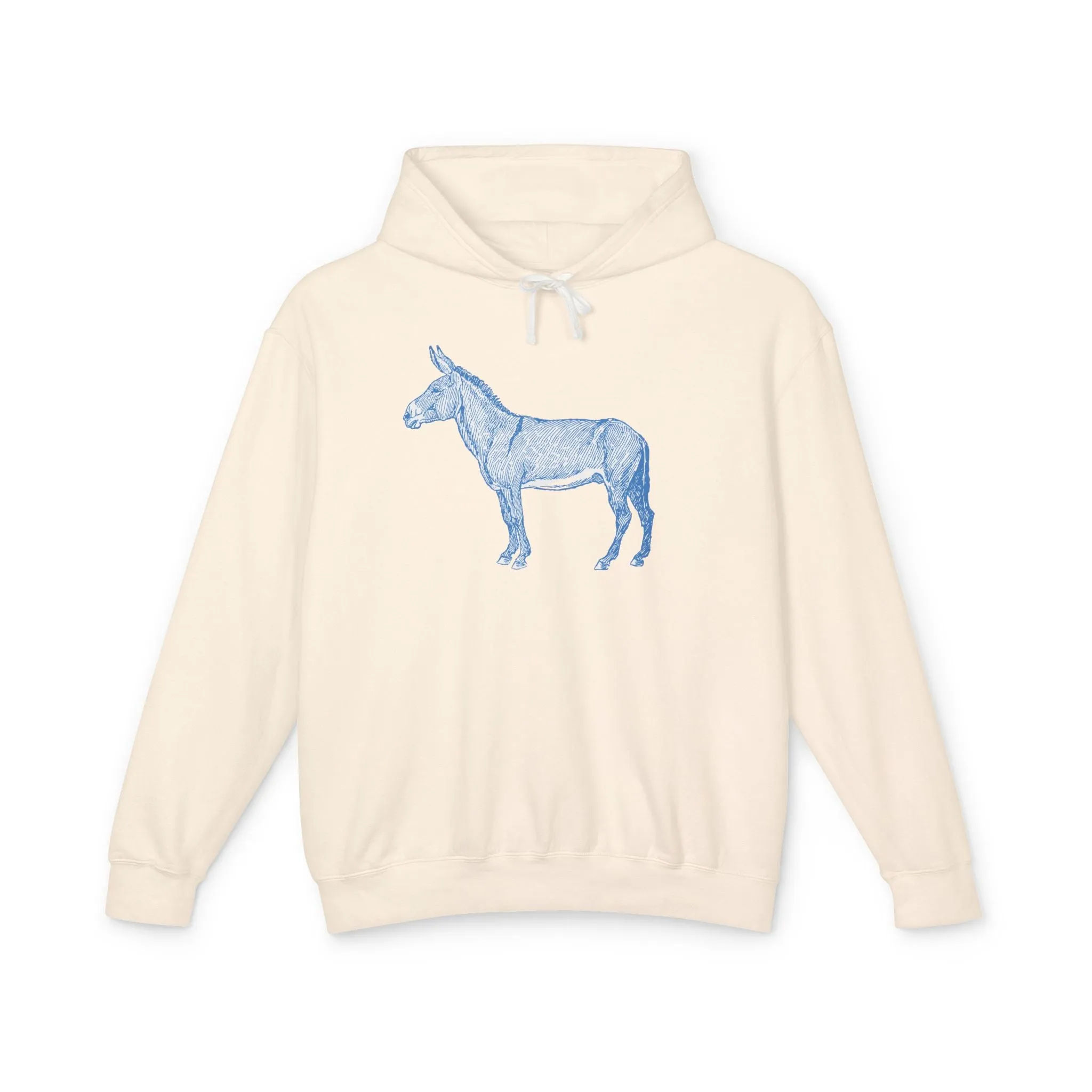 Mule Skinner Lightweight Hoodie - Perfect for those who love Mules , Donkeys, Horses, and Western Minimalist look