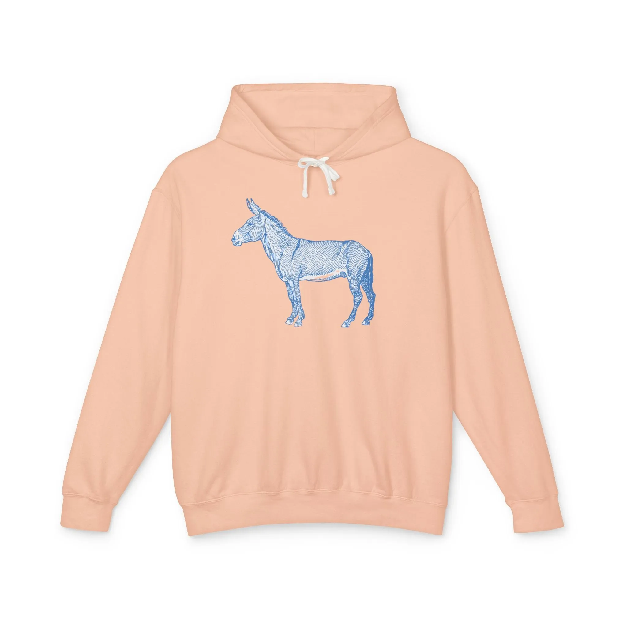 Mule Skinner Lightweight Hoodie - Perfect for those who love Mules , Donkeys, Horses, and Western Minimalist look