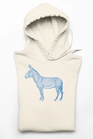 Mule Skinner Lightweight Hoodie - Perfect for those who love Mules , Donkeys, Horses, and Western Minimalist look
