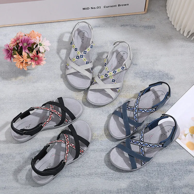 Nanccy Comfortable Wear-Resistant Flat Sandals