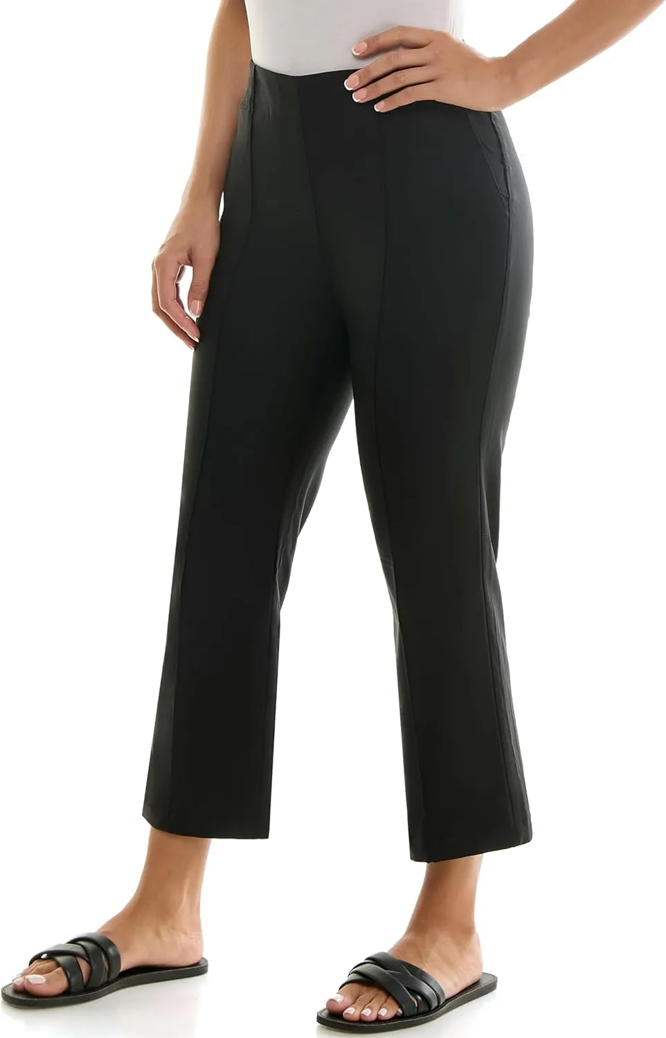 Nanette Nanette Lepore Women's Pull on Freedom Stretch Pant with Faux Pocket Detail
