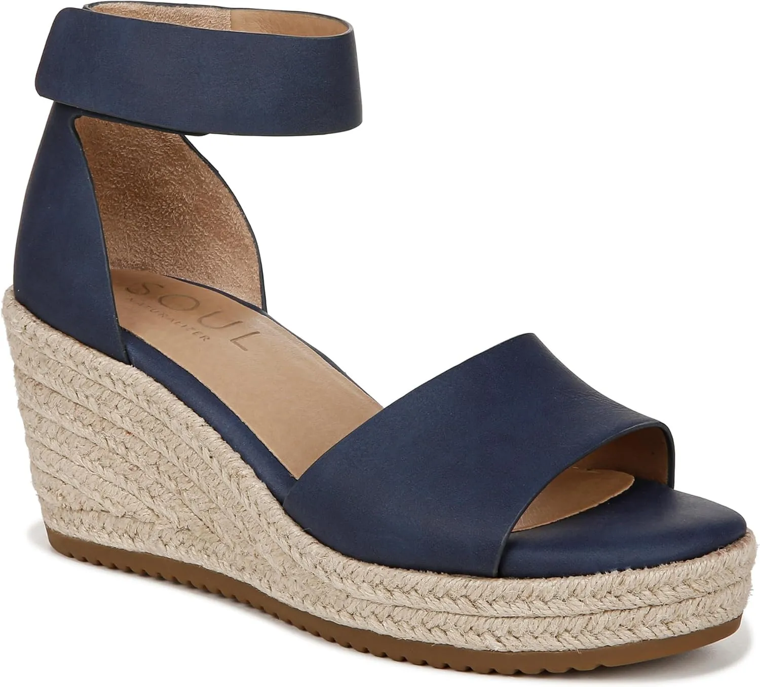 Naturalizer Soul Women's Oakley Ankle Strap Wedge Sandal
