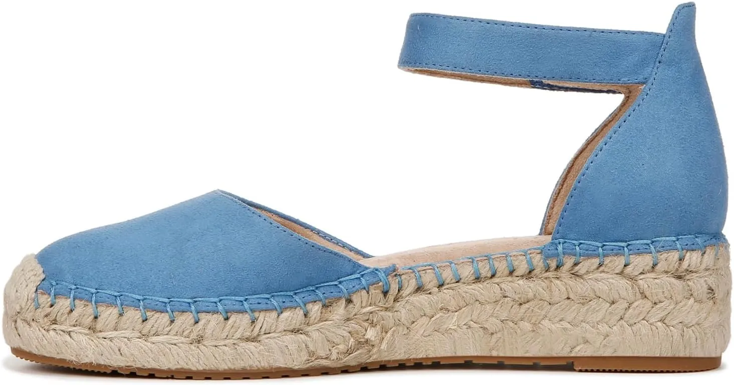 Naturalizer Soul Women's Wren Ankle Strap Low Heel Espadrille Sandal
