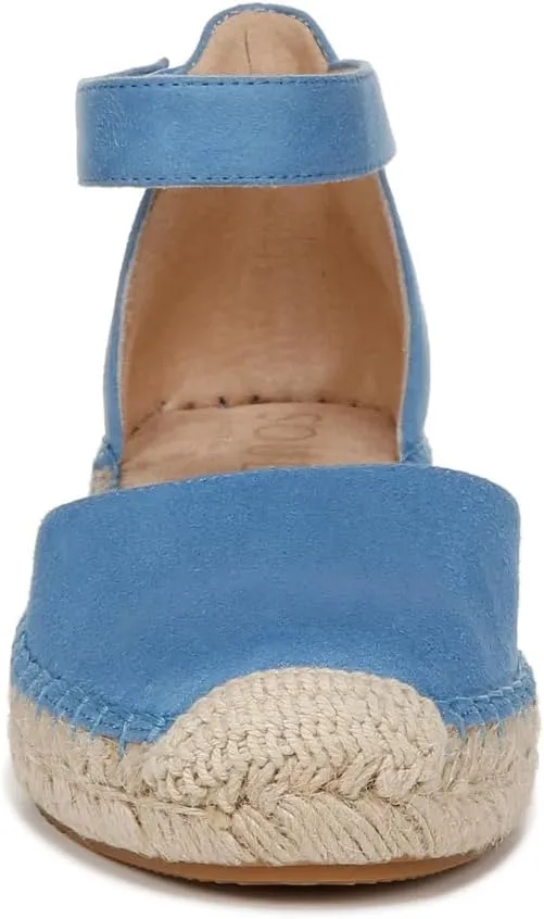 Naturalizer Women's Wren Ankle Strap Low Heel Espadrille Wedge Sandal