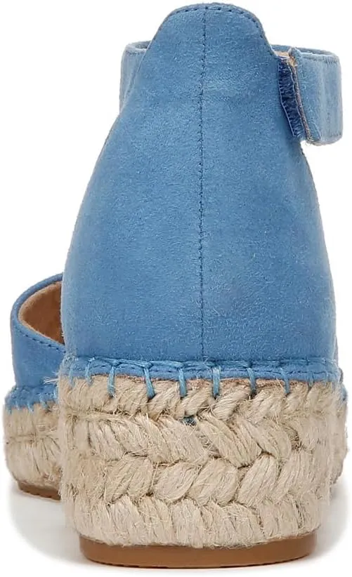 Naturalizer Women's Wren Ankle Strap Low Heel Espadrille Wedge Sandal