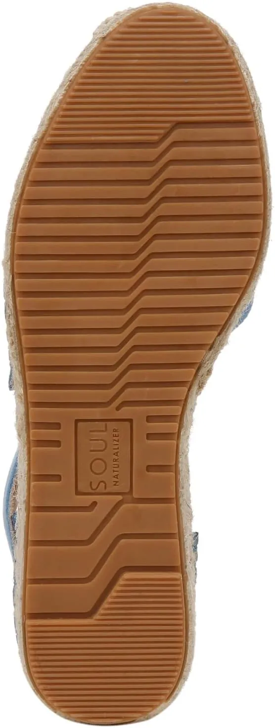 Naturalizer Women's Wren Ankle Strap Low Heel Espadrille Wedge Sandal