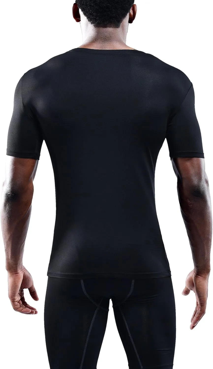 NELEUS Men's 3 Pack Athletic Compression Base Layer Workout Shirt