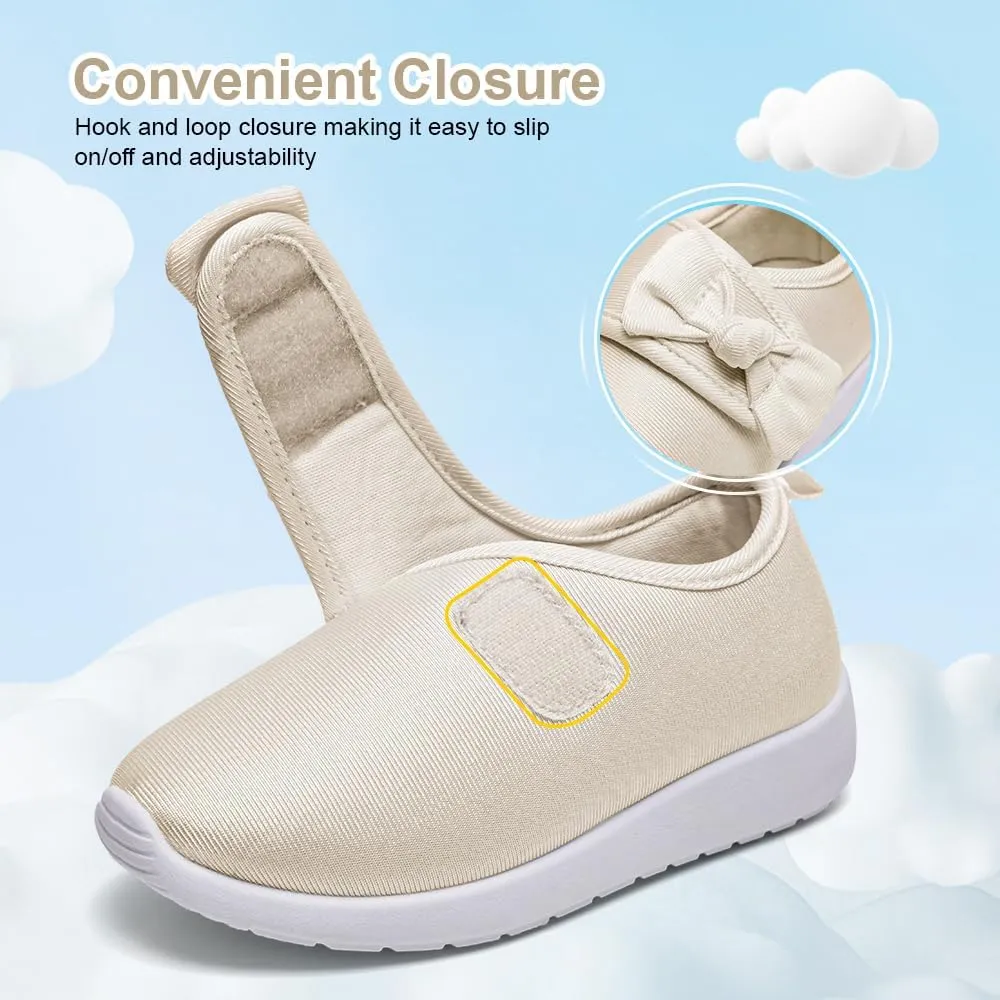 nerteo Toddler Girl Shoes Lightweight Slip On Sneakers for Kids