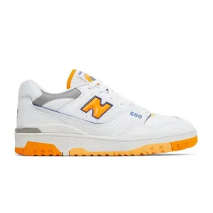 New Balance 550 White Vibrant Orange