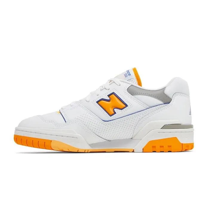 New Balance 550 White Vibrant Orange