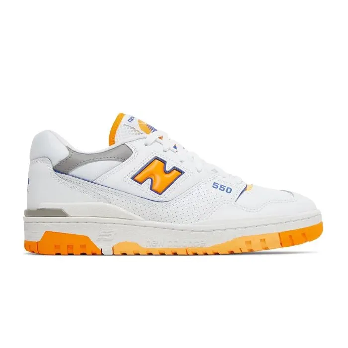 New Balance 550 White Vibrant Orange