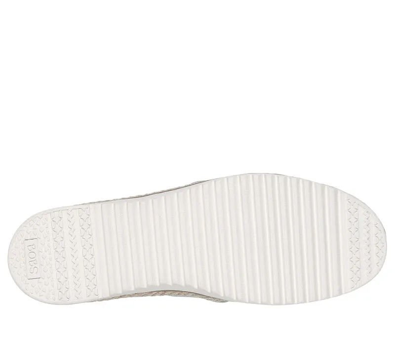 NEW Women's SKECHERS BOBS FLEXPADRILLE LO Mint LINEN Shoes AUTHENTIC IN BOX
