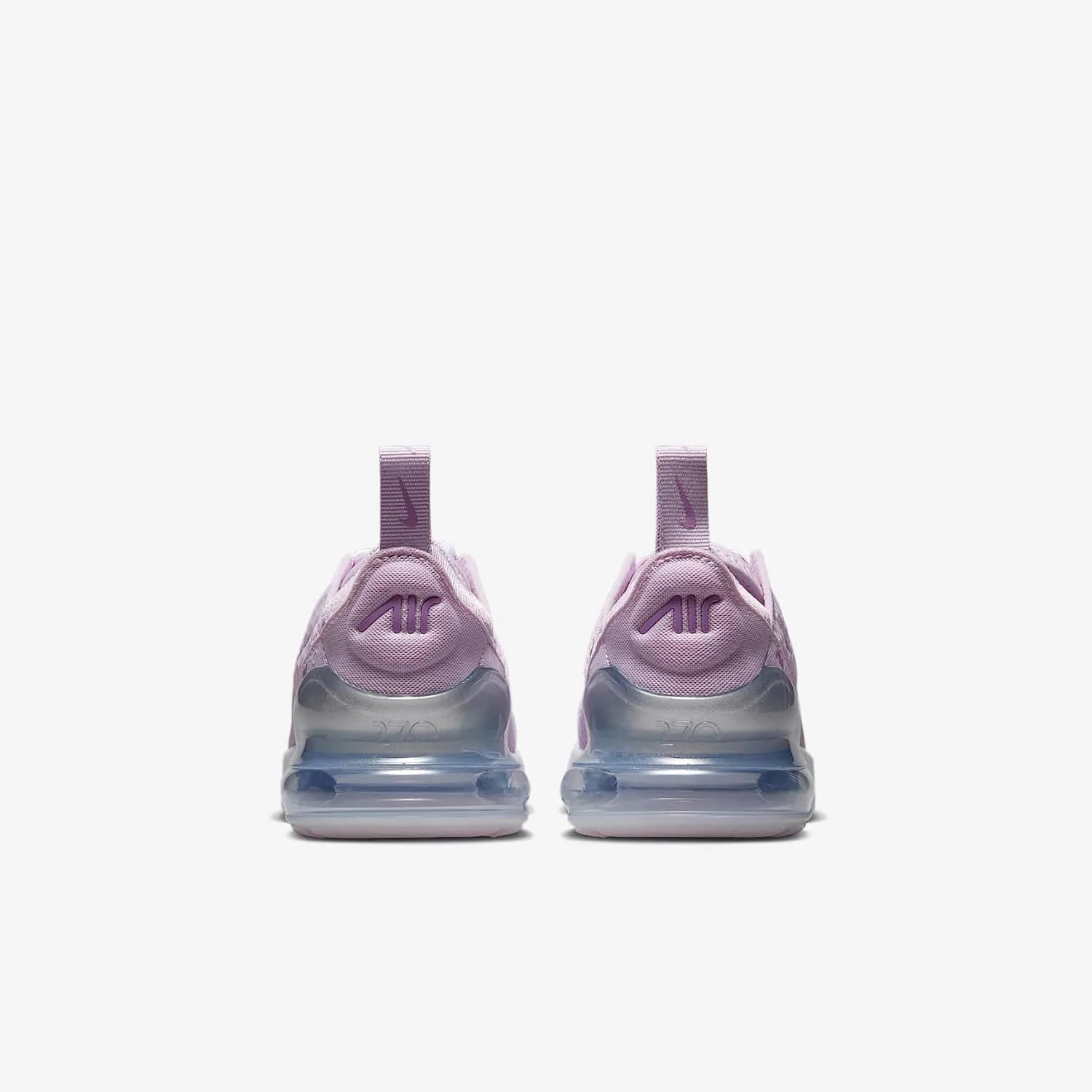 Nike Air Max 270 Little Kids' Shoes (Doll/Rush Fuchsia/White/Metallic Silver)