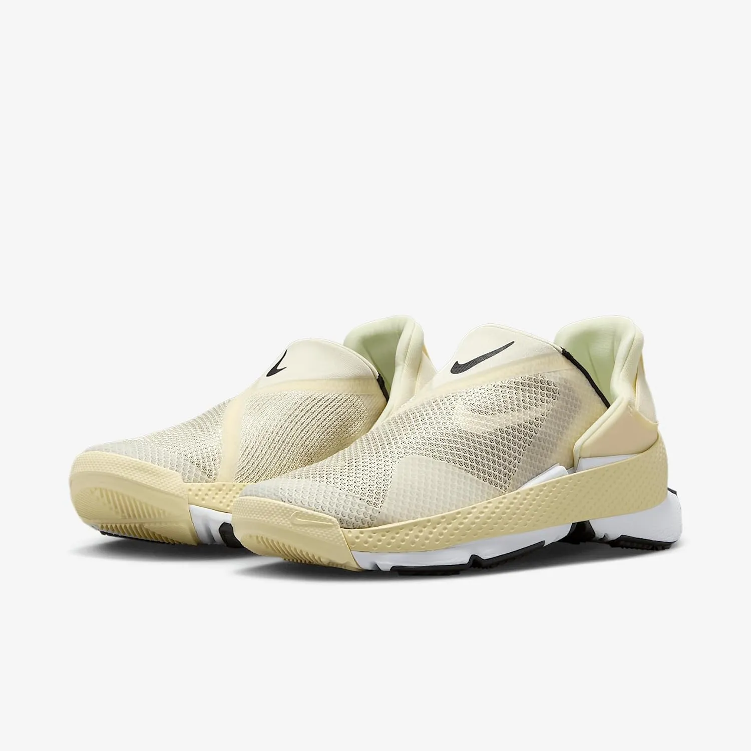 Nike Go FlyEase Women's Easy On/Off Shoes (DR5540-700, Alabaster/Muslin/White/Black)