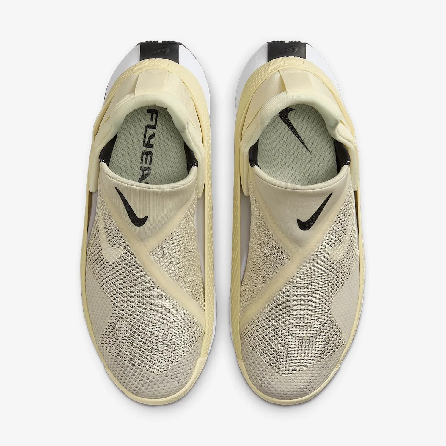 Nike Go FlyEase Women's Easy On/Off Shoes (DR5540-700, Alabaster/Muslin/White/Black)