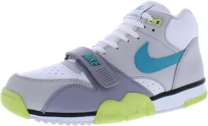 Nike Men's Air Trainer 1 "Citron Wht/Teal Nebula-Neutral Grey (FQ8828 100) - 9
