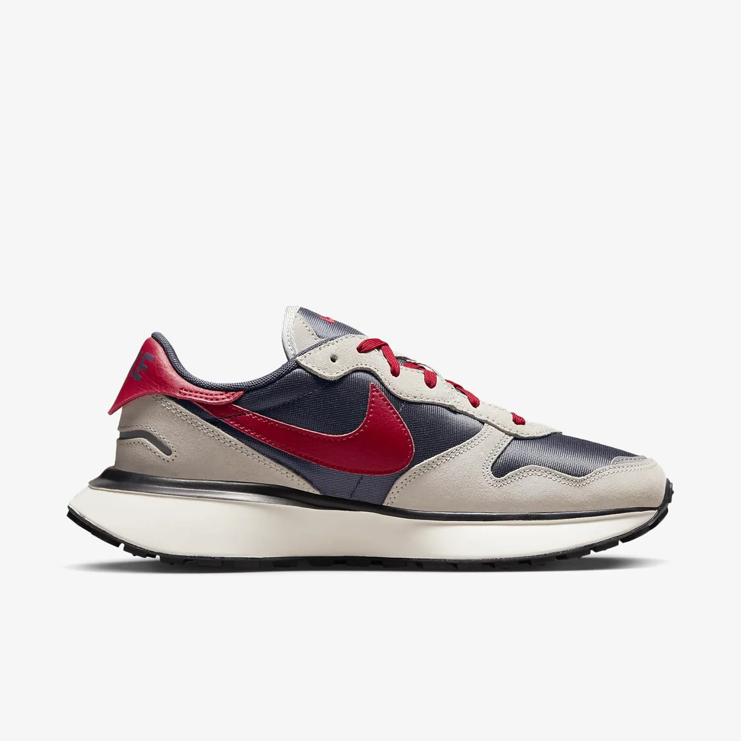 Nike Phoenix Waffle Women's Shoes (FD2196-400, Thunder Blue/Photon Dust/Wolf Grey/Gym Red)