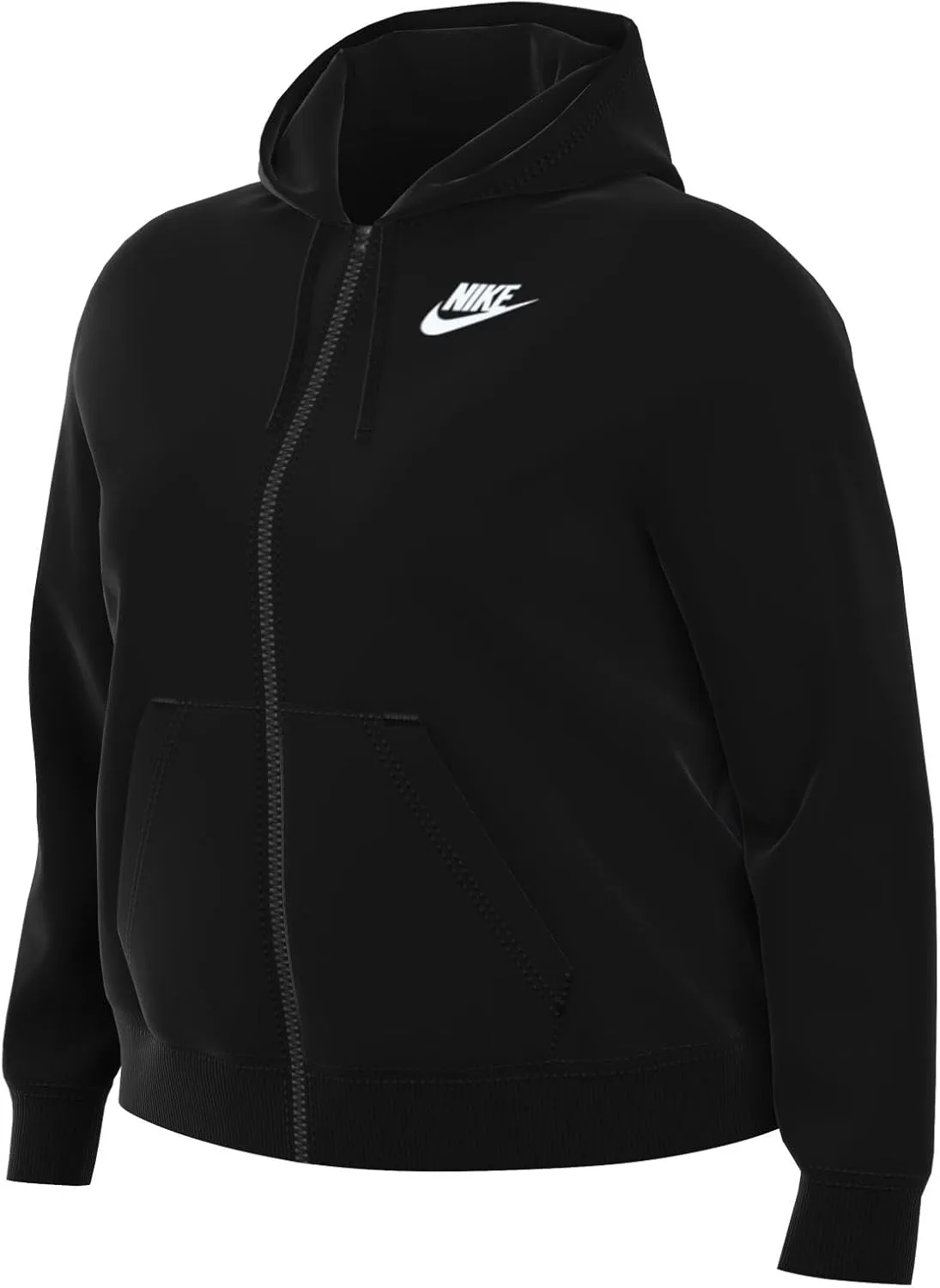 Nike Plus Size Sportswear Club Fleece Women's Full-Zip Hoodie