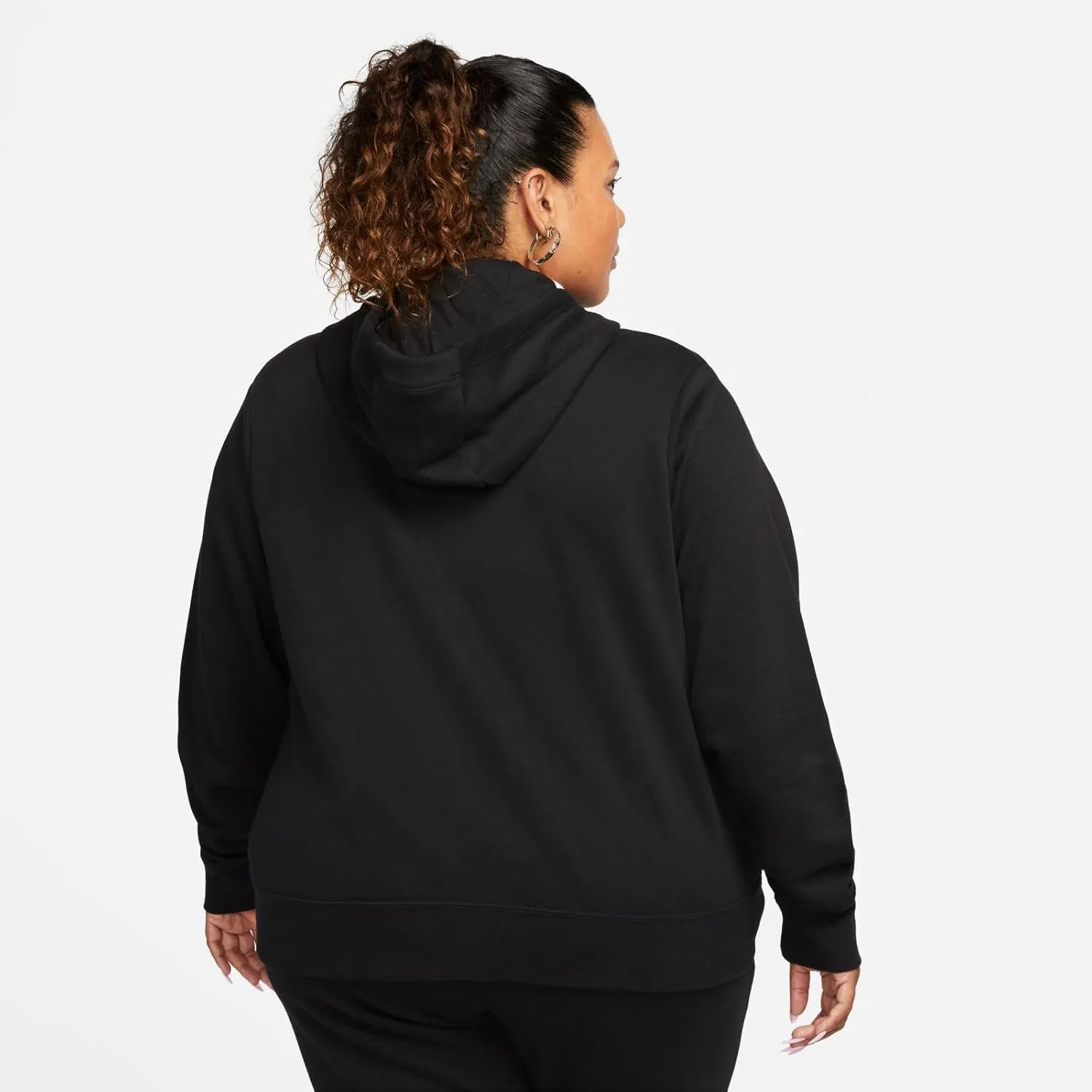 Nike Plus Size Sportswear Club Fleece Women's Full-Zip Hoodie