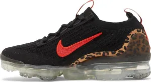 Nike Womens Air Vapormax Flyknit 2021 "Leopard Shoes (DH4090-001) - Size 5.5