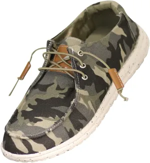 NORTY Women's Loafers & Slip-Ons - Casual Boat Shoes - Lace-Up Slip On Shoes Women