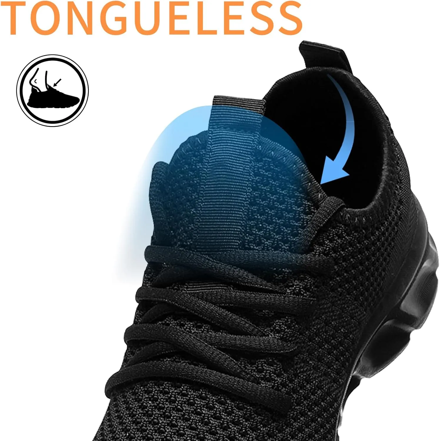 Oltyutc Tennis Gym Shoes for Women Lightweight Running Sneakers Slip On Walking Shoes for Outdoor Workout Travel