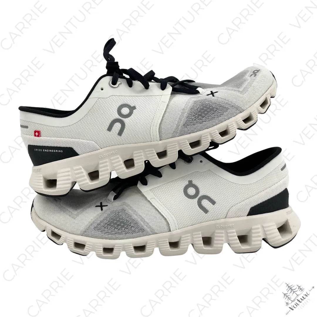 On Running On Cloud X 3 White Black Running Shoes Athletic Training Sneakers Size 9