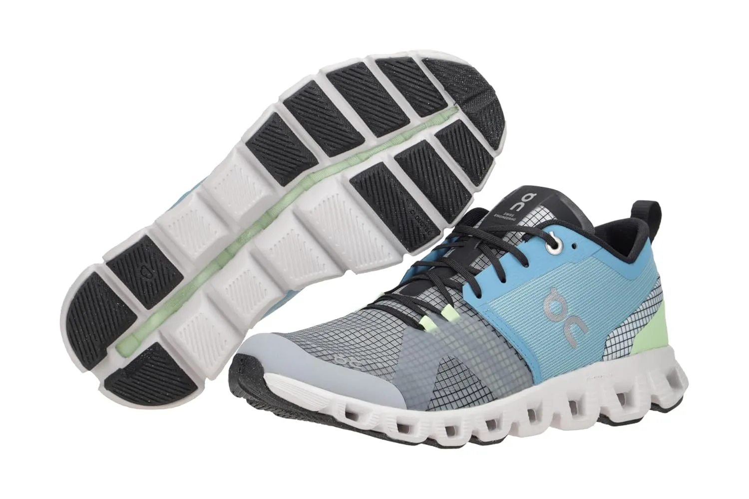 On Women's Cloud X Shift Sneakers, Niagara/White, 5 Medium US