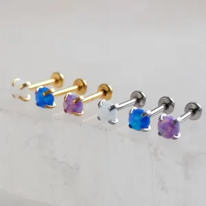 Opal Flat Back Studs