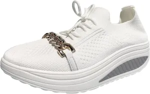 Orthopedic Casual Shoes for Plantar Fasciitis Relief Womens Slip On Walking Sneakers with Arch Support Comfortable Loafers Diabetic Feet