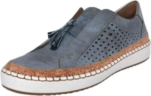 Orthopedic Shoes for Women Casual Breathable Hollow Out Closed Toe Sneakers Summer Lightweight Slip On Low Cut Walking Shoes Trendy Color Block Platform Flats Loafers