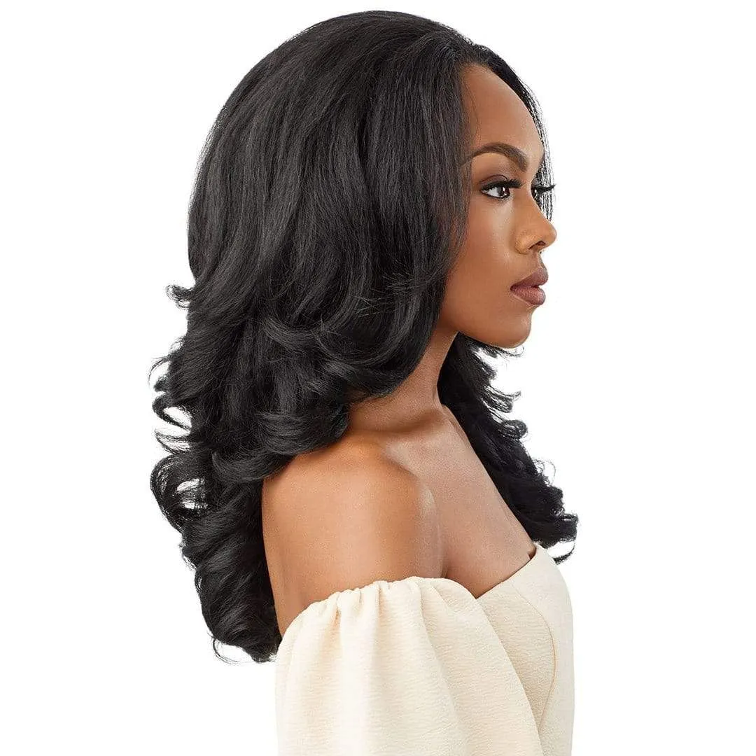 Outre Quick Weave Self Styled in 60 Seconds Neesha Soft & Natural New Half Wig Cap Laysflat Requires Less Leave Out NEESHA H301 (2)