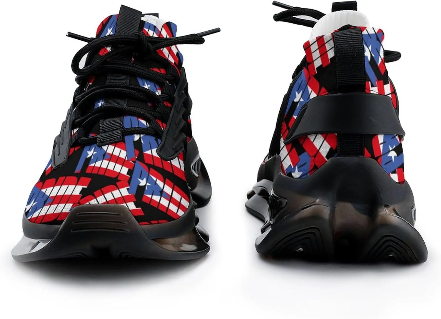 Puerto Rico Rican Flag Country Pride Men's Running Shoes Walking Sneakers for Women Athletic Lightweight Breathable Shoes