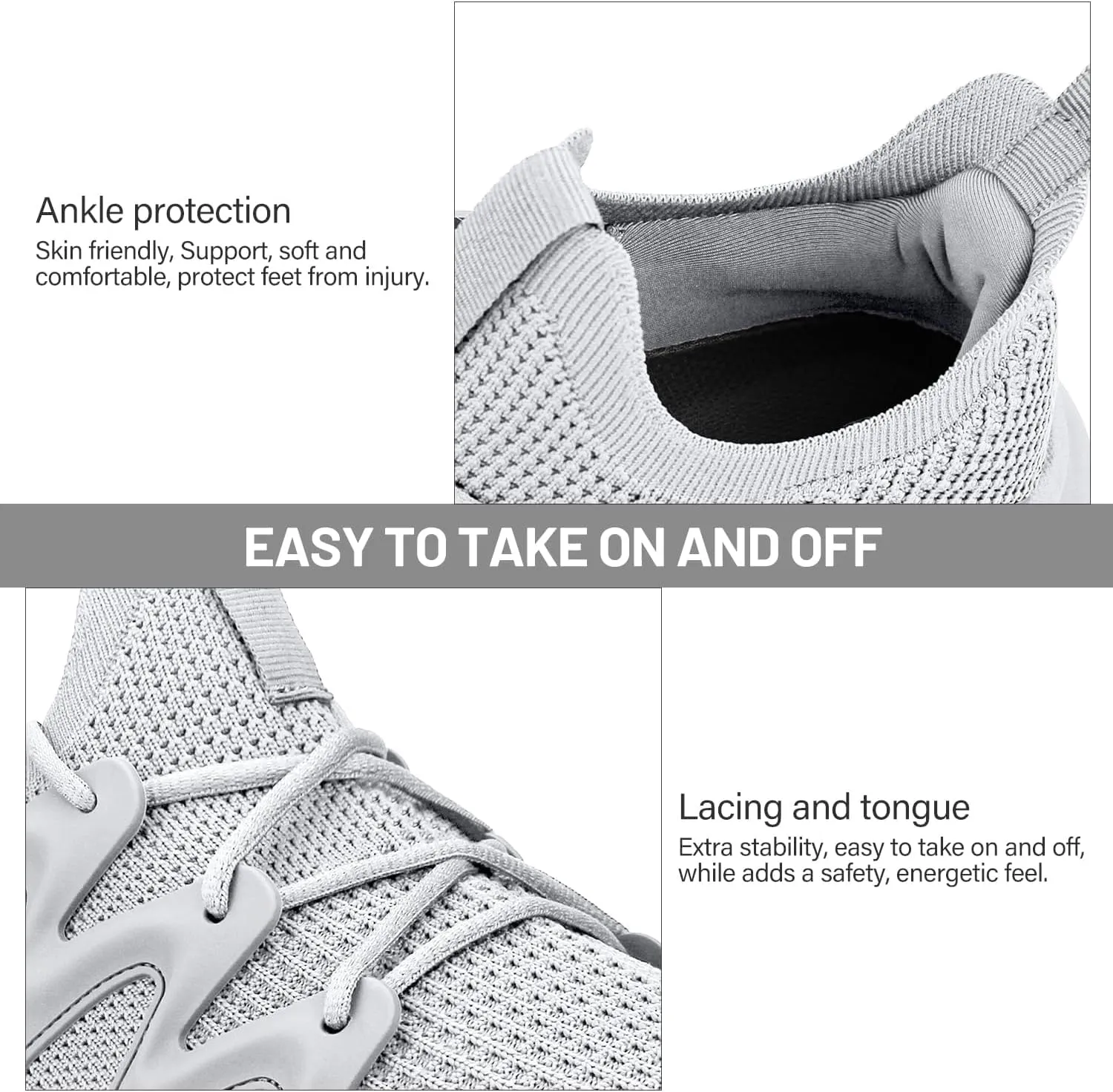 Pujcs Women Shoes Lightweight Tennis Shoes Non Slip Gym Workout Shoes Breathable Mesh Walking Womens Sneakers