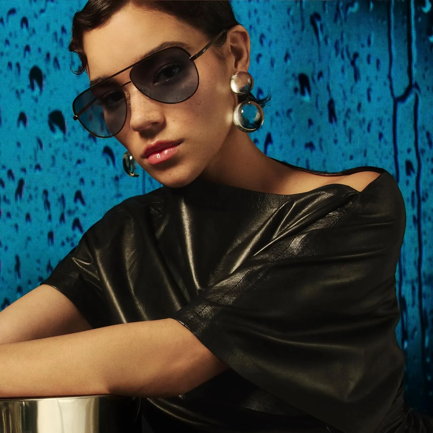 Quay - Sunglasses for Men & Women, Aviator Lenses with UV Protection, Oversized Sunglasses