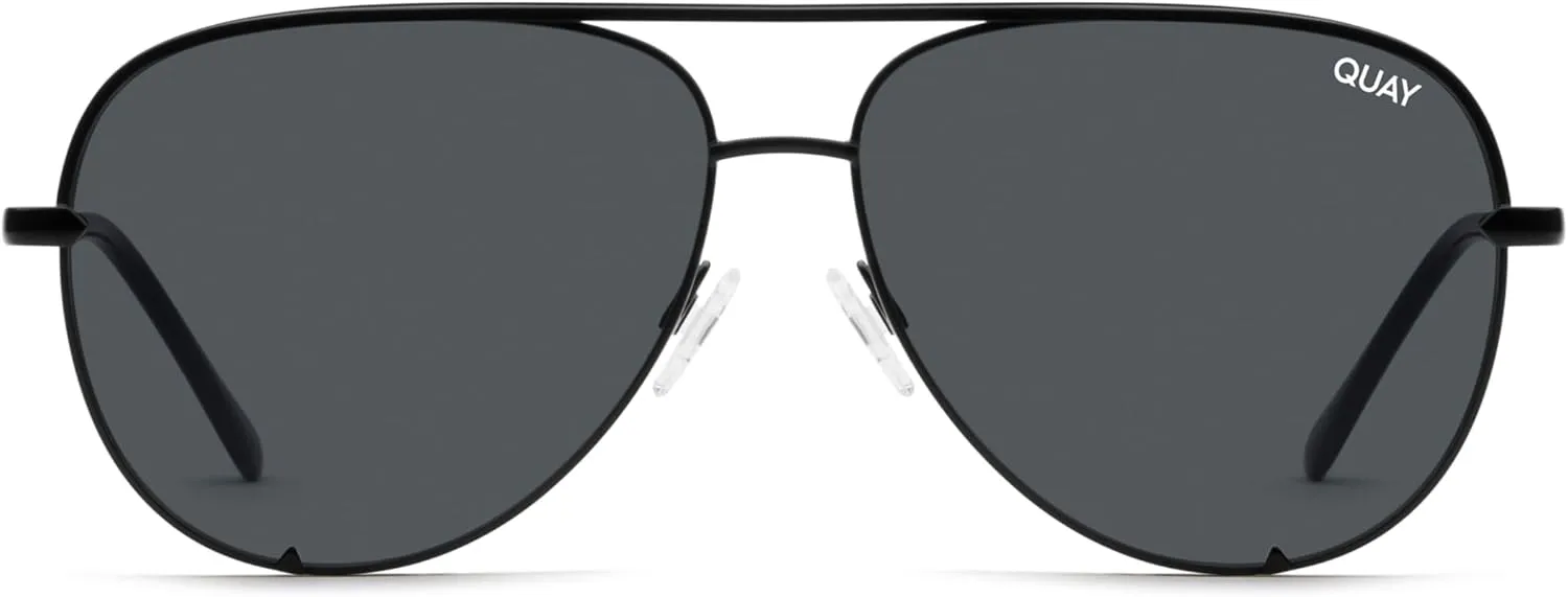 Quay - Sunglasses for Men & Women, Aviator Lenses with UV Protection, Oversized Sunglasses