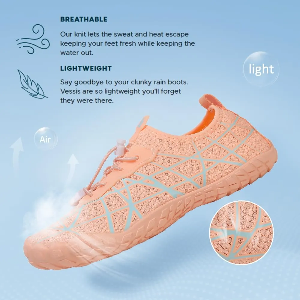 Quick Dry Barefoot Beach & Pool Shoes - Slip-on for Women & Men, Surf, Yoga & Water Sports