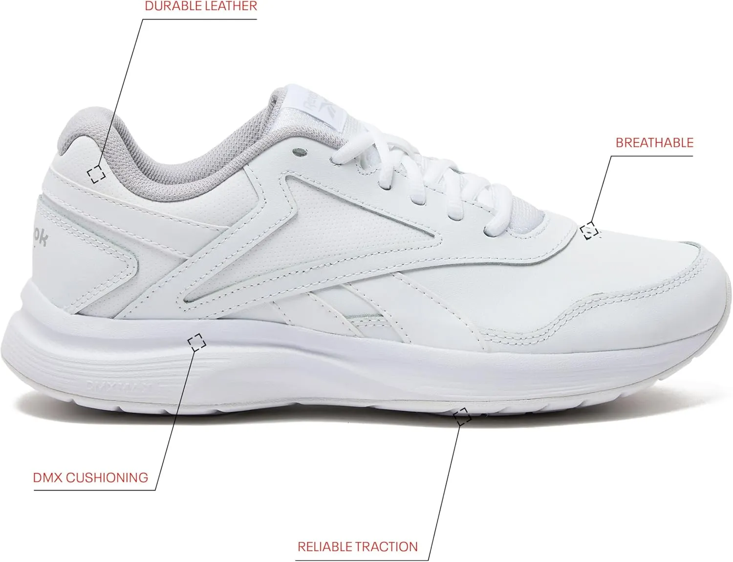 Reebok Men's Walk Ultra 7 DMX Max Shoe, Medium X-Wide