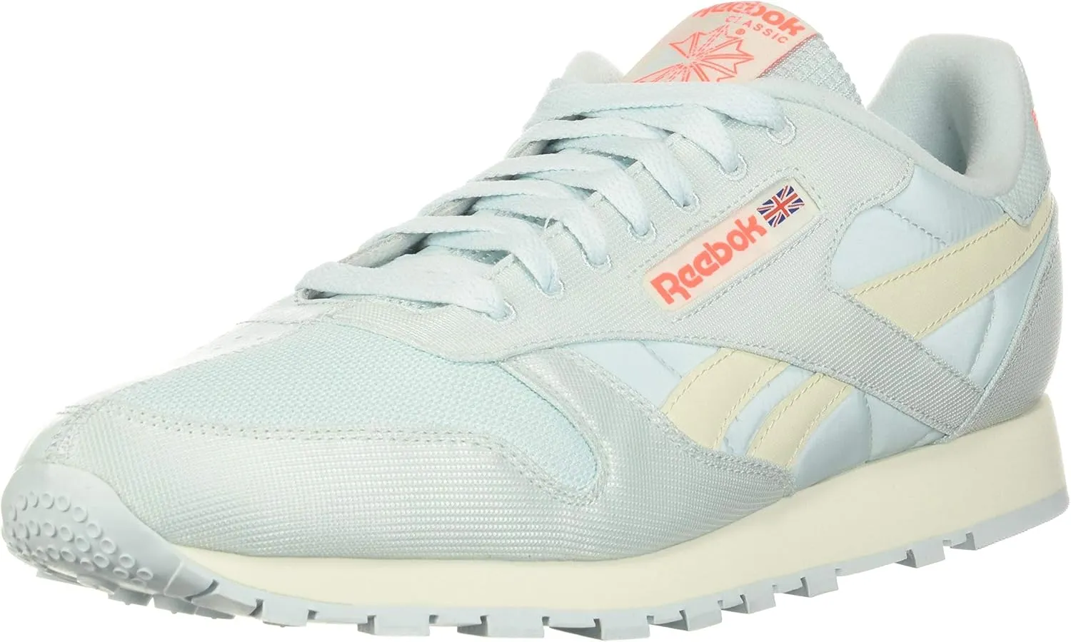 Reebok Unisex Classic Leather Sneaker, Chablu/Clawht/Ornflr, 8.5 US Men