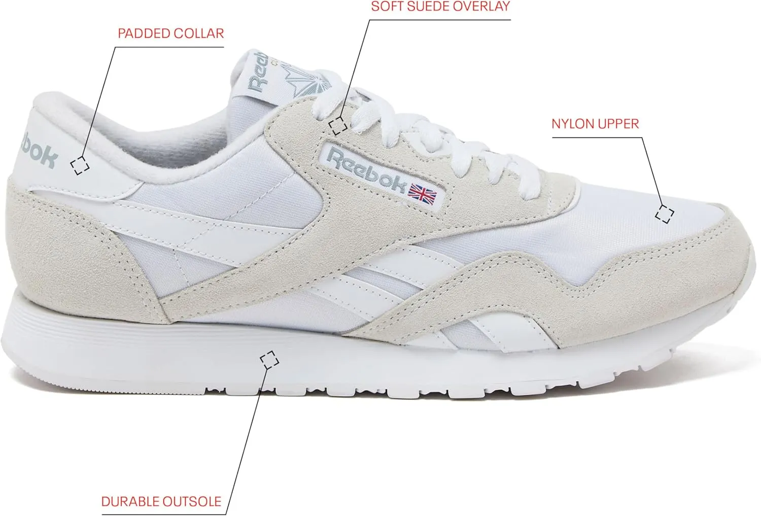 Reebok Women's CL Nylon MH Fashion Sneaker