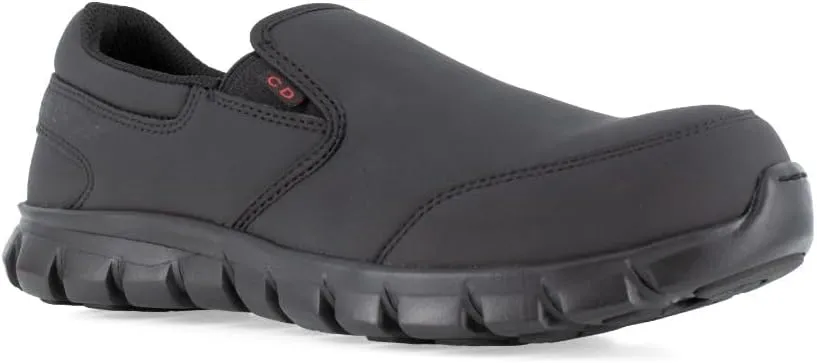 Reebok Work Men's Sublite Cushion CT Slip-On Black/Medium / 8.5