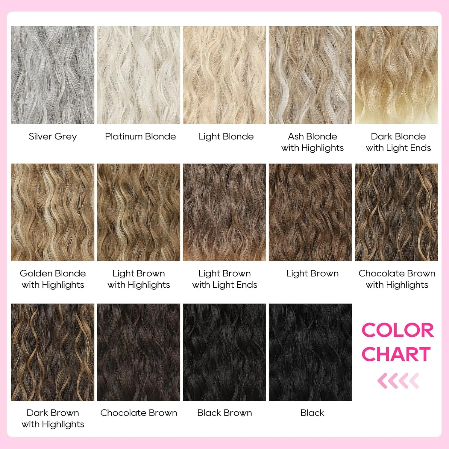 REECHO Clip-in Hair Extensions, 4PCS 14" Short Wavy Hairpieces - Invisible Lace Weft, Natural Soft Ash Blonde with Highlights