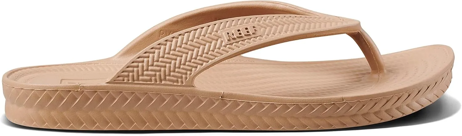 REEF Water Court Women's Beach Flip Flop, Soft Cushion Footbed, Water Friendly, Arch Support