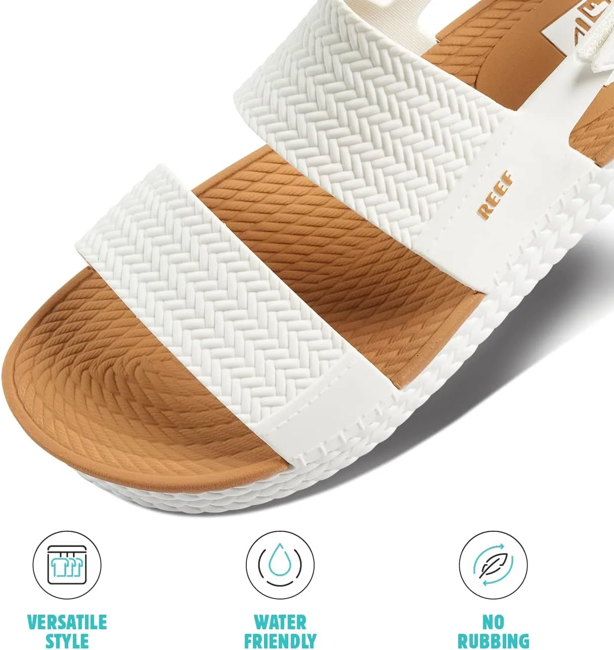 REEF Water Vista Higher Women's Platform Sandal - Adjustable Velcro Strap
