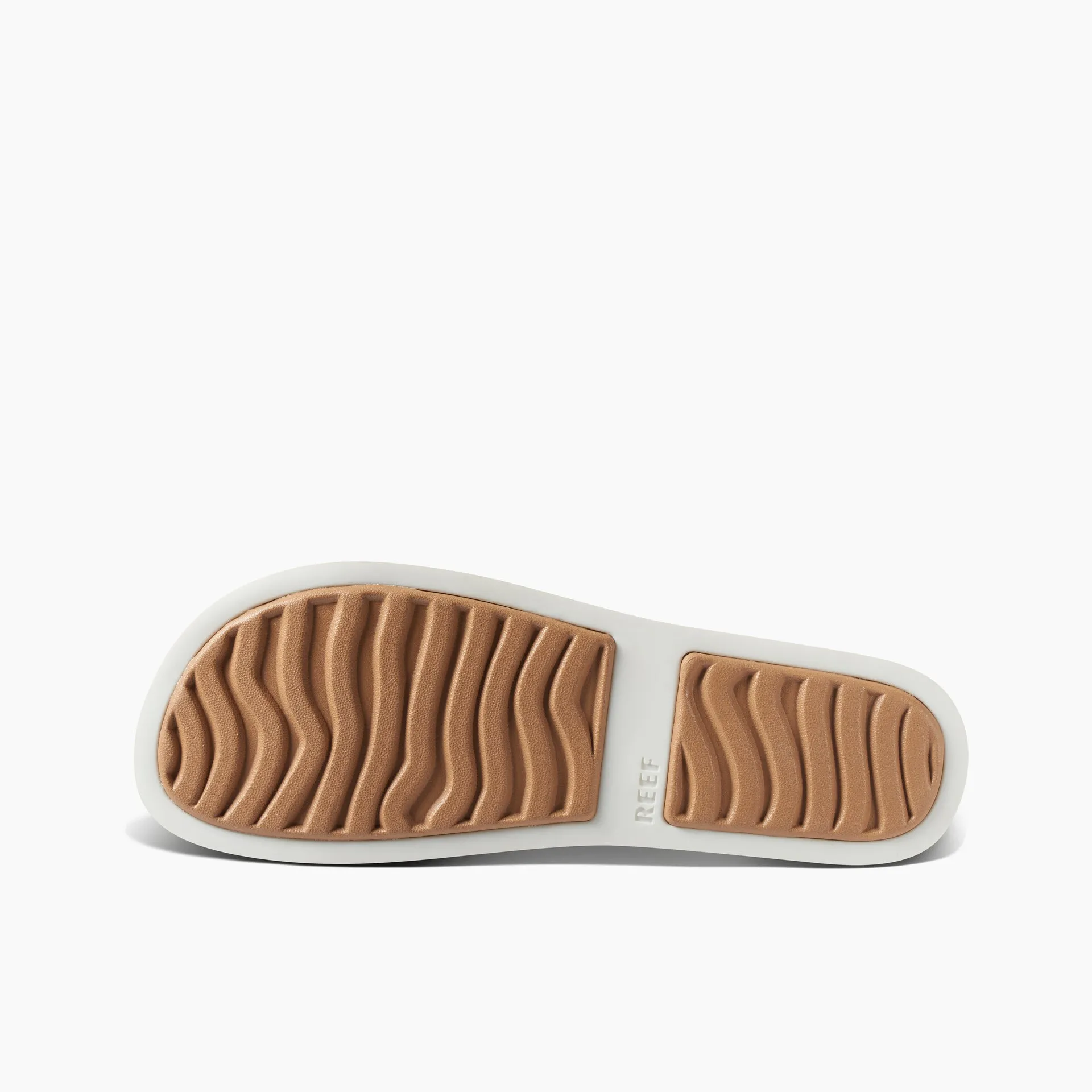 REEF Water Vista Slide Sandal-White/Tan
