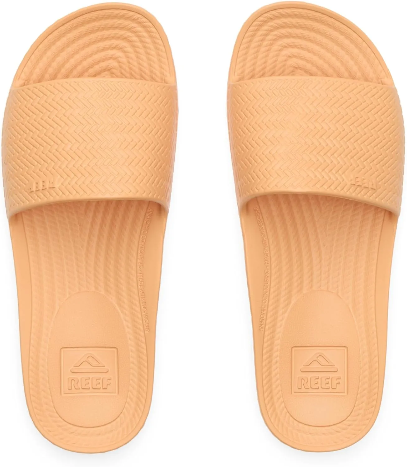 Reef Women's Water Scout Slide Sandal, Apricot, 7